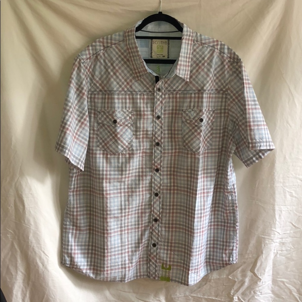 NEW WITH TAGS ON Plaid Button Down